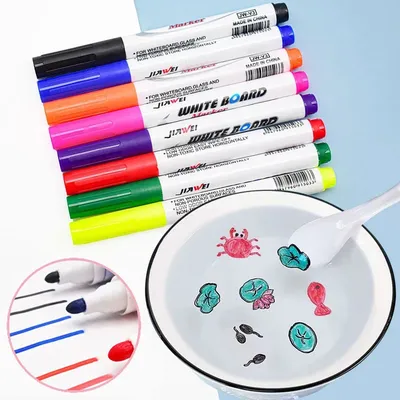 Stylo à eau flottant coloré pour enfants marqueur de tableau blanc jouets de dessin de peinture à