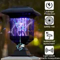 Lampe Solaire Anti-Moustique Électrique Piège à Insectes Répulsif Lumière LED Zared pour Jardin