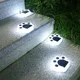 Lampe LED solaire en forme de pattes de chat éclairage d'extérieur luminaire de paysage idéal