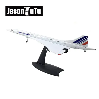 JASON TUTU – maquette d'avion français Concorde en métal moulé échelle 1/200 30cm livraison