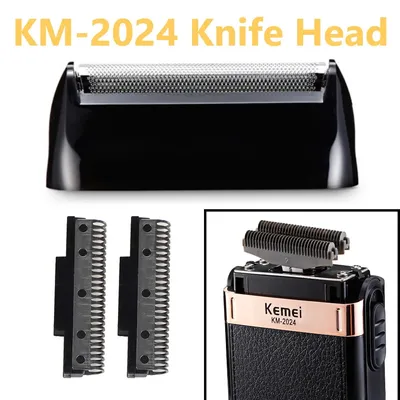 Tête de rasoir de lame de rasoir pour le rasoir électrique des hommes KM-2024 le filet de lame de