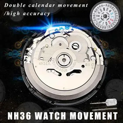 Pièces de rechange pour montre mécanique pour homme accessoire de mouvement NH36