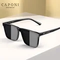 CAPONI – lunettes de soleil polarisées en Nylon pour hommes en acétate de haute qualité Design