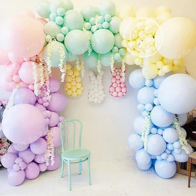 126/182 pièces multicolore Macaron Pastel ballon guirlande arc-en-ciel Latex ballons Air Globos fête