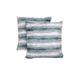 FauxFur Brushed Stripe Pillow Shell 2 Piece Set, NO INSERT