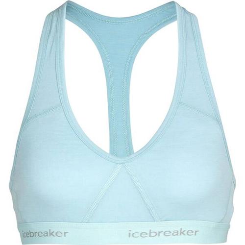 ICEBREAKER Merino Damen Sprite Racerback Bra, Größe XS in Blau