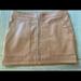 Free People Skirts | Free People Vegan Faux Leather Mini Skirt Sz 0 | Color: Brown/Tan | Size: 0