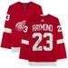 Lucas Raymond Red Detroit Wings Autographed adidas Authentic Jersey with "NHL Debut 10/14/21" Inscription