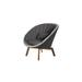 Cane-line Peacock Teak Patio Papasan Chair w/ Cushions Wicker/Rattan in Gray | 34.3 H x 35.9 W x 36.6 D in | Wayfair 5458GIT-5458YN145