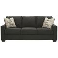 Signature Design by Ashley Lucina 85" Square Arm Sleeper Sofa Polyester/Other Performance Fabrics | 38 H x 85 W x 40 D in | Wayfair 5900539