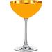 Nicolette Mayer Champagne 2.25 oz. Lead Free Goblet Crystal in Yellow | 7 H x 4.5 W in | Wayfair OROChampagneDessertMustard2Piece