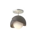 Hubbardton Forge Brooklyn 6 Inch 1 Light Semi Flush Mount - 121377-1046