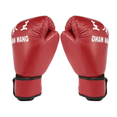 Gants de boxe professionnels pour adultes rouge et noir gants de doublure de sac de sable gants