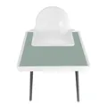 Napperon en silicone pour chaise haute antidérapant table à manger polymères pour bébé