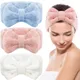 Bandeau artificiel astique pour le Maquillage et le Lavage du Visage pour Femme Turban à Pois et