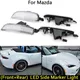 Enquêter de position latéral à LED pour Mazda feu clignotant lentille fumée ou transparente avant