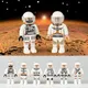 MOC – figurine d'astronaute spatial Playmobil 4.5cm Mini accessoire blocs de construction pièces