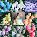Ballon en Argile Coloré pour Décoration de Gâteau Boule de Mariage Drapeaux pour ixd'Anniversaire