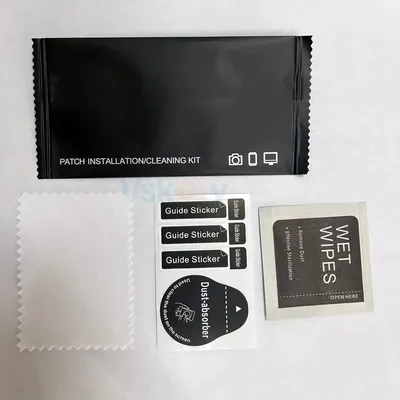 Autocollant anti-poussière 3 en 1 lingettes de support à sec kits dcGT protecteur d'écran LCD de