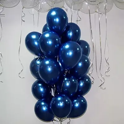 Ballons en Latex Bleu Encre 5/10/12 Pouces Gonflable à Air et à Hélium Fournitures pour
