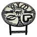 Novica Handmade Adinkra Elephant Wood Folding Table