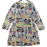 Disney Intimates & Sleepwear | Disney Nightgown Soft Fleece 2xl Mickey Minnie Daffy Pluto | Color: Gray | Size: 2x