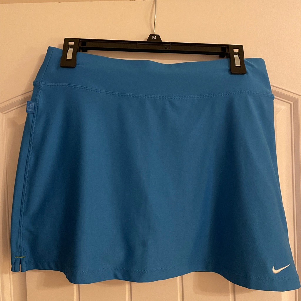 Nike Skirts | Blue Nike Tennis Skirt Size Medium | Color: Blue | Size: M