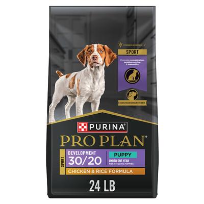 Purina Pro Plan Sport Development 30/20 Chicken and Rice Formula High Protein Dry Food for Puppies, 24 lbs.