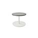 Cane-line Go Round Coffee Table- White/Lava Gray/Ceramic Light Gray Metal in Brown | 17.4 H x 23.7 W x 23.7 D in | Outdoor Furniture | Wayfair