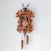 18" Brown and Gold Dancers Cuckoo Wall Clock