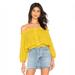 Free People Tops | Free People X Revolve Dancing Till Dawn Top Size M | Color: Yellow | Size: M