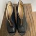 Nine West Shoes | Nine West Black Peep Toe Heel. | Color: Black | Size: 9