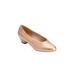 Extra Wide Width Women's The Vida Slip On Pump by Comfortview in Gold (Size 8 WW)