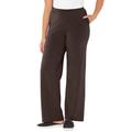 Plus Size Women's Suprema® Wide Leg Pant by Catherines in Coffee Bean (Size 4XWP)