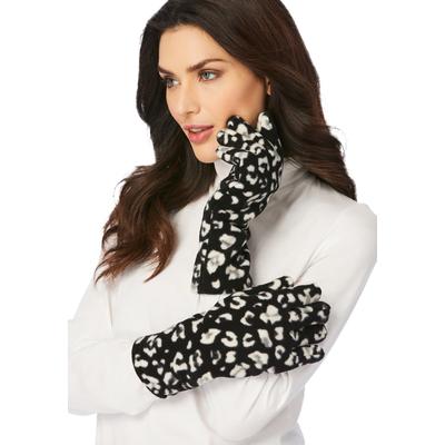 Women's Fleece Gloves by Accessories For All in Bl...