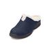 Extra Wide Width Women's The Harlyn Weather Mule by Comfortview in Navy Blue (Size 11 WW)