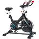 Ancheer Fitness-Fahrrad, Heimtrainer – Heimtrainer mit Lenkrad 49 lbs – Heimtrainer verstellbar Widerstand und LCD-Display, App-Steuerung