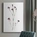 Red Barrel Studio® Pressed Botanical II Premium Gallery Wrapped Canvas - Ready To Hang Canvas, in Red/White | 18 H x 12 W x 1.5 D in | Wayfair