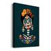 The Holiday Aisle® Bright Day Of The Dead II Premium Gallery Wrapped Canvas - Ready To Hang Canvas, in Black/Yellow | Wayfair