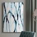 Orren Ellis Runnel I - Wrapped Canvas Print Metal in Black/Blue/White | 48 H x 32 W x 1.5 D in | Wayfair 11F706F8555949619809A22FFABBBBEC