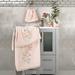 Linum Home Textiles 4 Piece 100% Turkish Cotton Towel Set Terry Cloth in White | 27 W in | Wayfair EDR30-2BT2HT-MARIPOSA