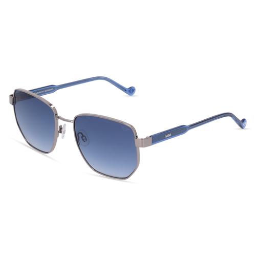 MINI EYEWEAR 745009 Herren-Sonnenbrille Vollrand Eckig Metall-Gestell, grau