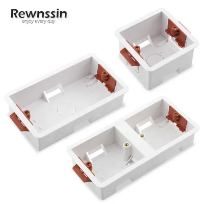Rewnsin – boîte électrique avec doublure sèche boîtier de 35 / 46mm de profondeur pour cloisons