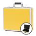 Invicta 18-Slot Aluminum Watch Briefcase Yellow (IPM542)