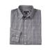 Men's Big & Tall KS Signature Wrinkle-Free Long-Sleeve Dress Shirt by KS Signature in Black Houndstooth (Size 18 33/4)