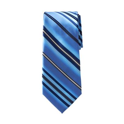 Men's Big & Tall KS Signature Classic Stripe Tie by KS Signature in True Blue Stripe Necktie