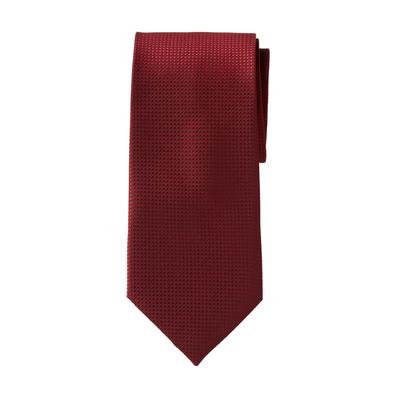 Men's Big & Tall KS Signature Extra Long Classic Textured Tie by KS Signature in Dark Wine Necktie