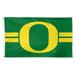 WinCraft Oregon Ducks 3' x 5' Horizontal Stripe Deluxe Single-Sided Flag