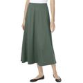 Plus Size Women's Ponte Knit A-Line Skirt by Woman Within in Pine (Size 26/28)