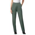 Plus Size Women's Straight Leg Ponte Knit Pant by Woman Within in Pine (Size 12 WP)